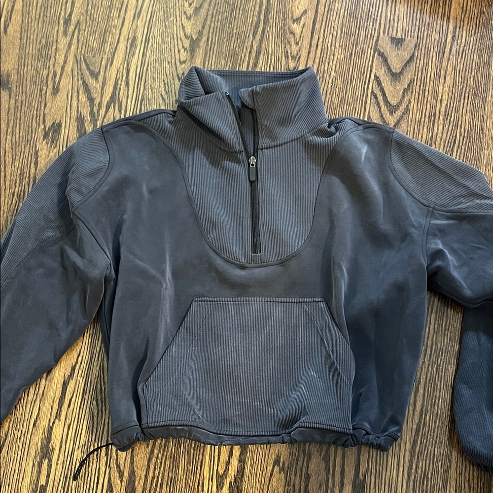 lululemon athletica gray Quarter-Zip Top